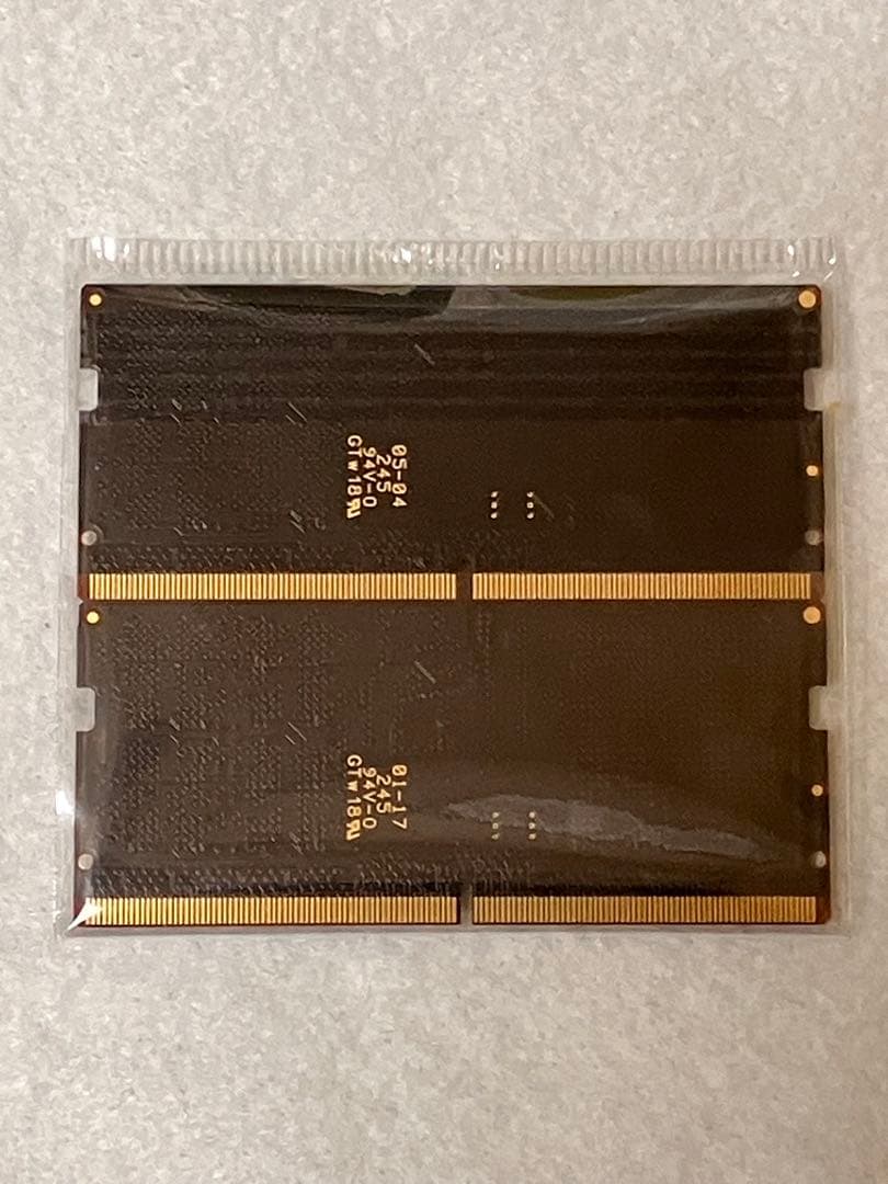 Crucial 16GB×2（計32GB） DDR5-4800 メモリ