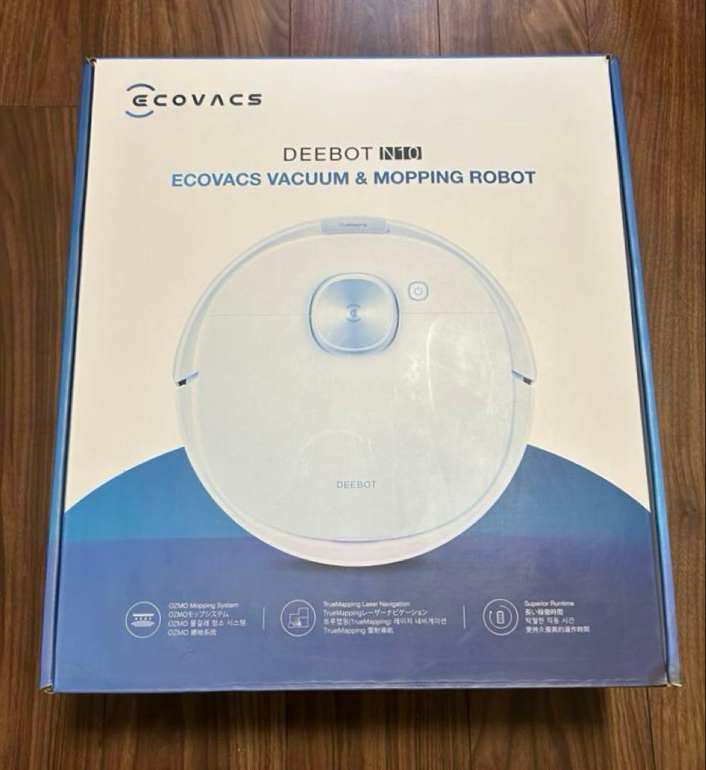 ECOVACS DEEBOT n10 ロボット掃除機 ホワイト