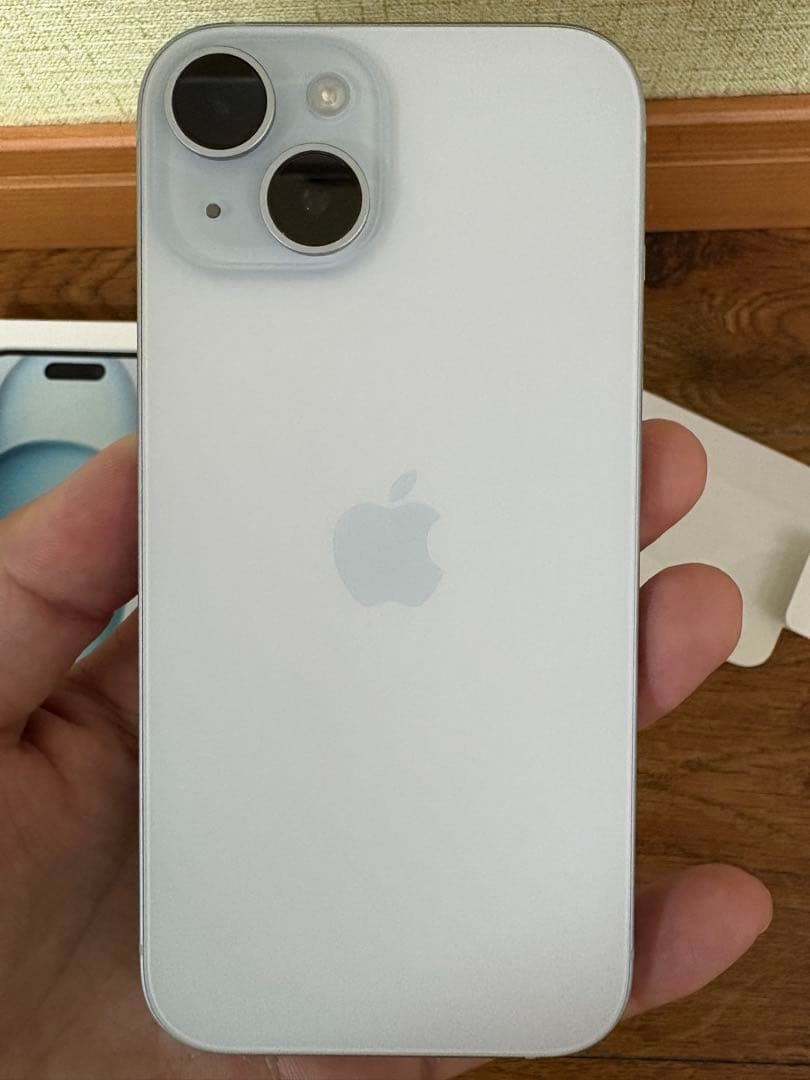 iPhone15 128GB ブルー 純正バッテリー89%