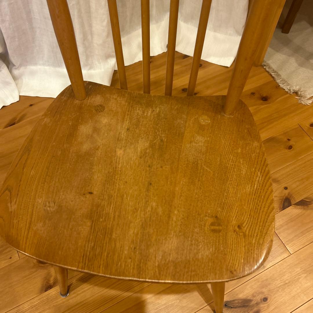 わたるERCOLスティックバックチェア ハイバック アンティークチェア1脚