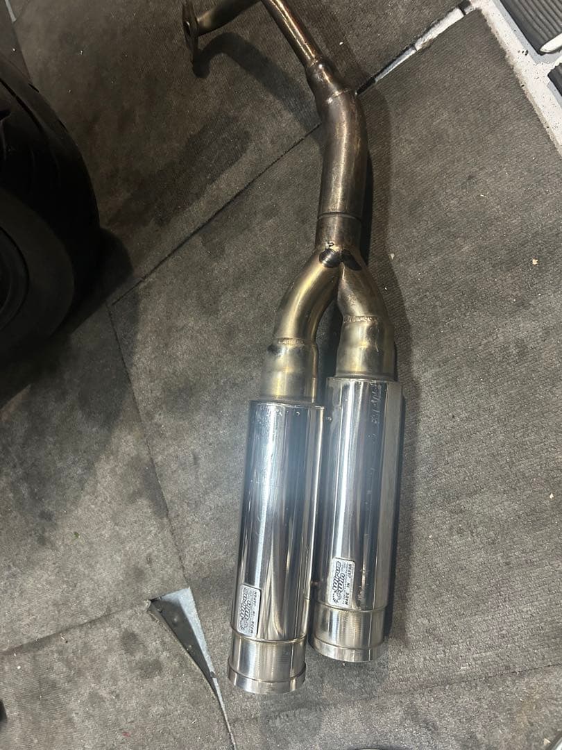 Wirus Win アトミックツインマフラー 　jog zr sa36j 39j