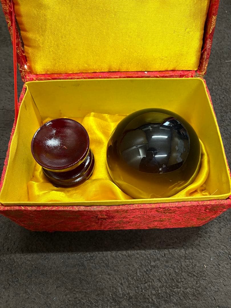 タイガーアイ　猫目石　開運安パワーストーン　運気上昇　約100mm 大玉