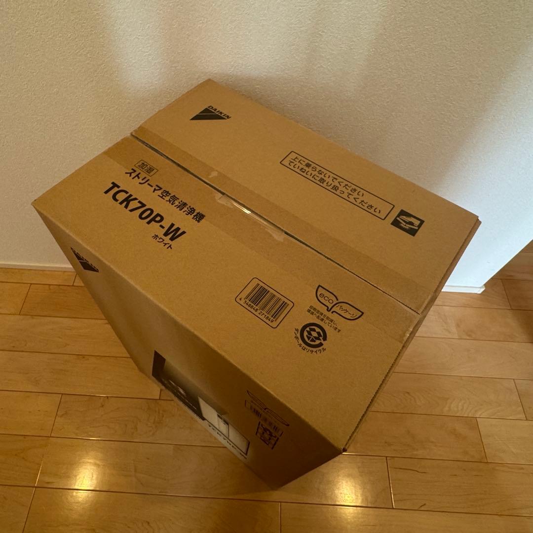 【未使用】 ダイキン 加湿 空気清浄機 TCK70P-W 新品未使用品 未開封