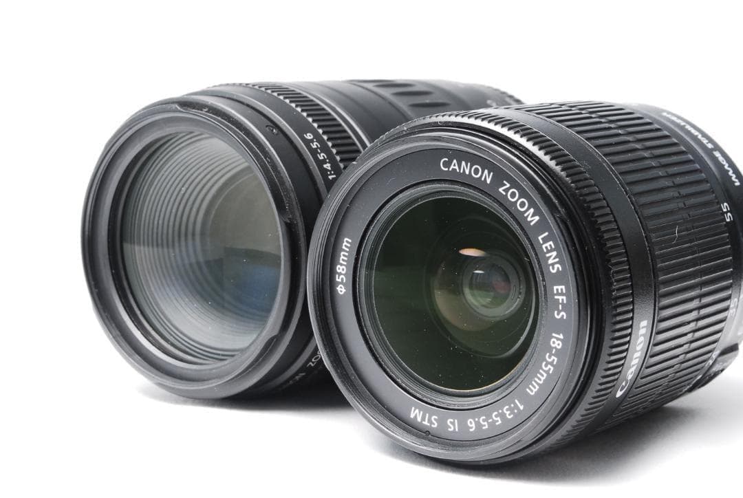 【新品級】Canon EOS Kiss X6i Wレンズ 一眼レフ スマホ転送