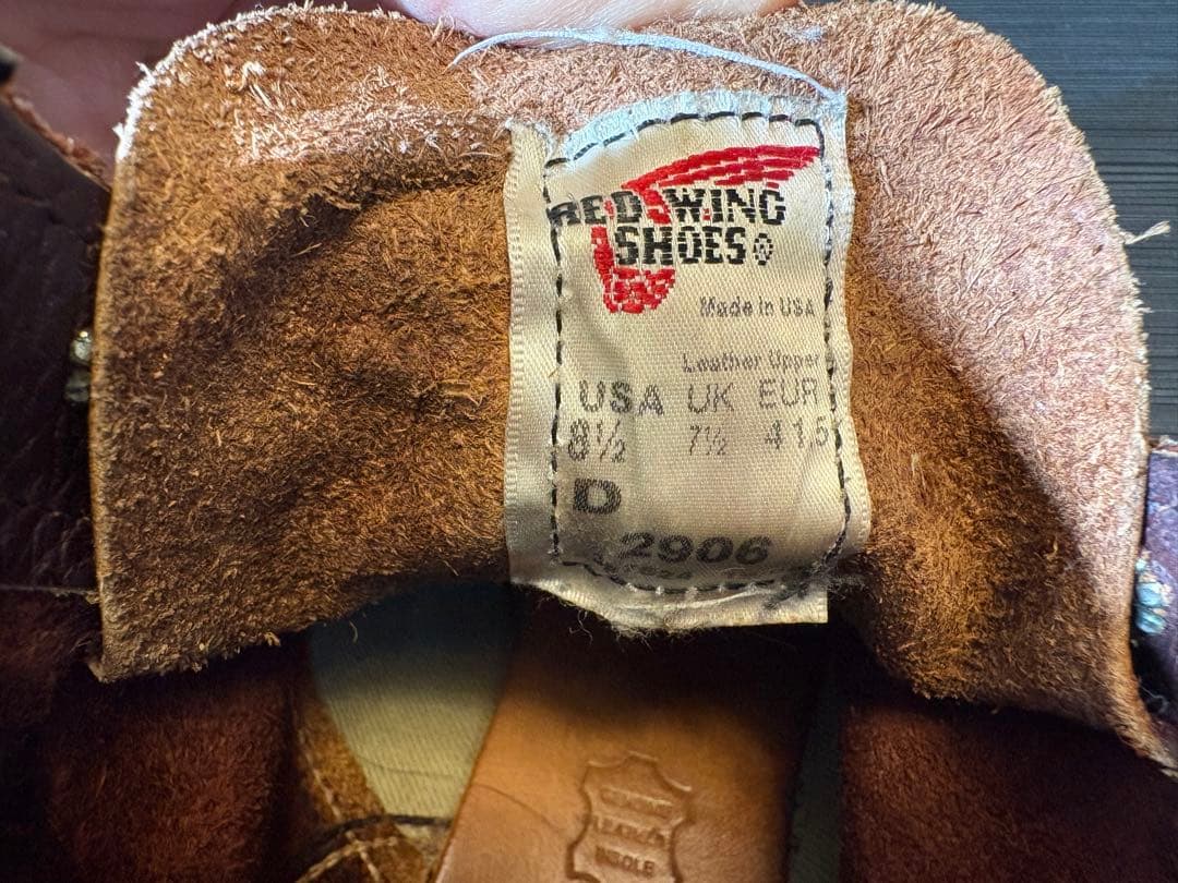 RED WING レッドウイング6 LINEMAN BOOTS 2906