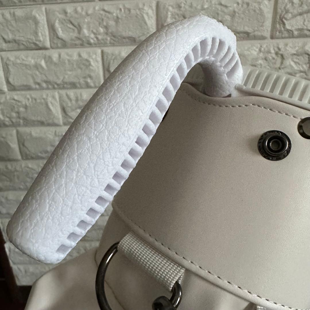 未使用 PEARLY GATES パーリーゲイツ セルフスタンドバッグ ホワイト