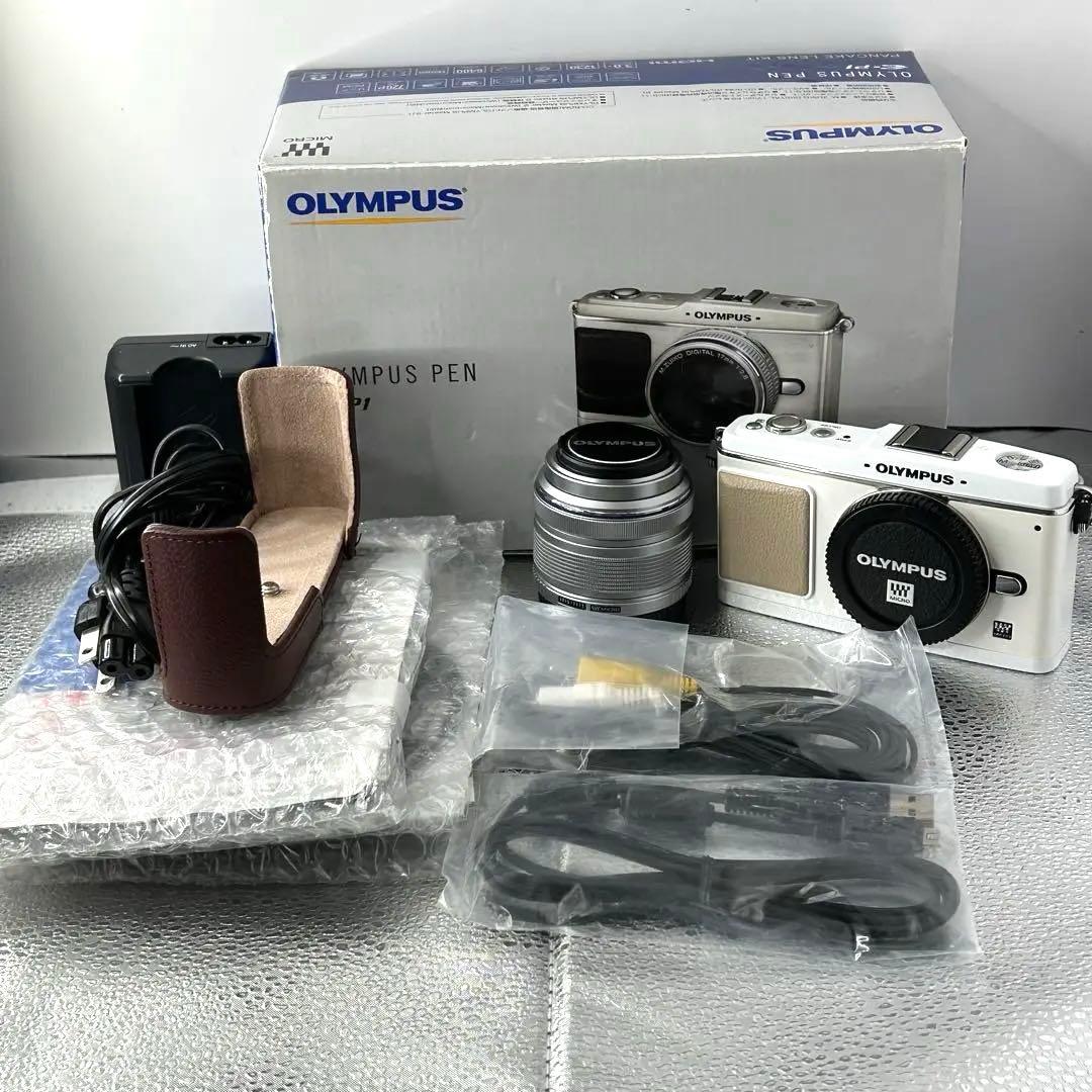 Olympus オリンパス E-P1 14-42mmレンズセット 箱付き 付属品