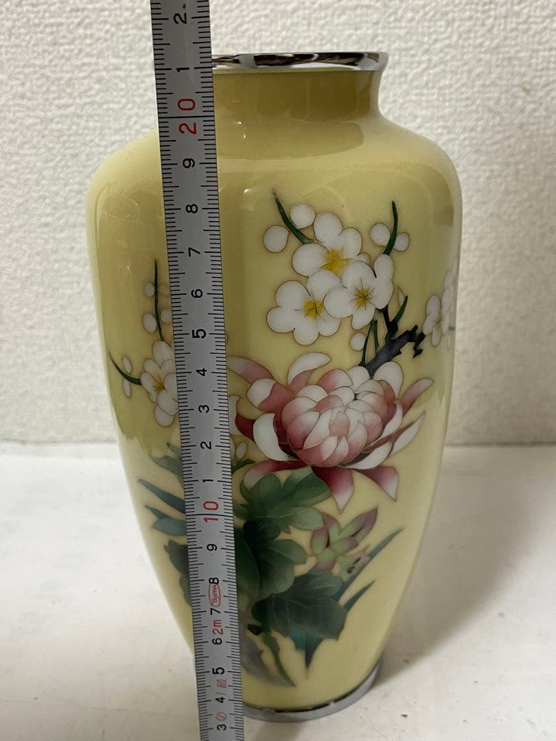 七宝焼花瓶　花入　花瓶