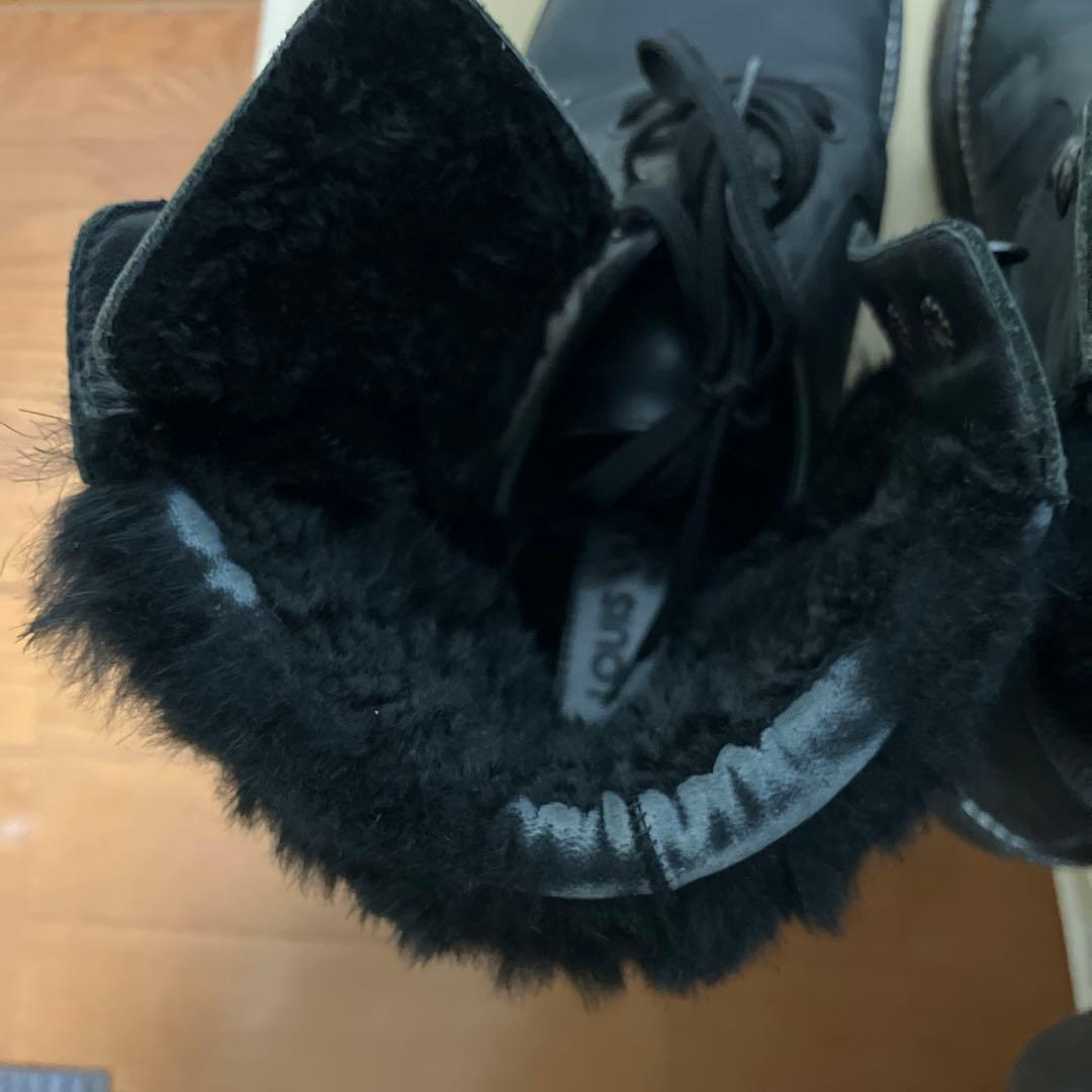 【最高級】ルイヴィトン ダミエ アンフィニ ムートンブーツ 2WAY 黒