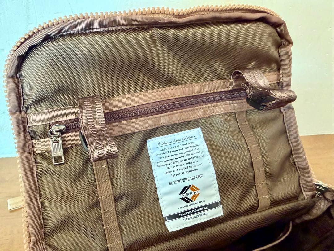 アッソブ エクスクルーシブバリスティックナイロン ラウンドポーチ カートバッグ