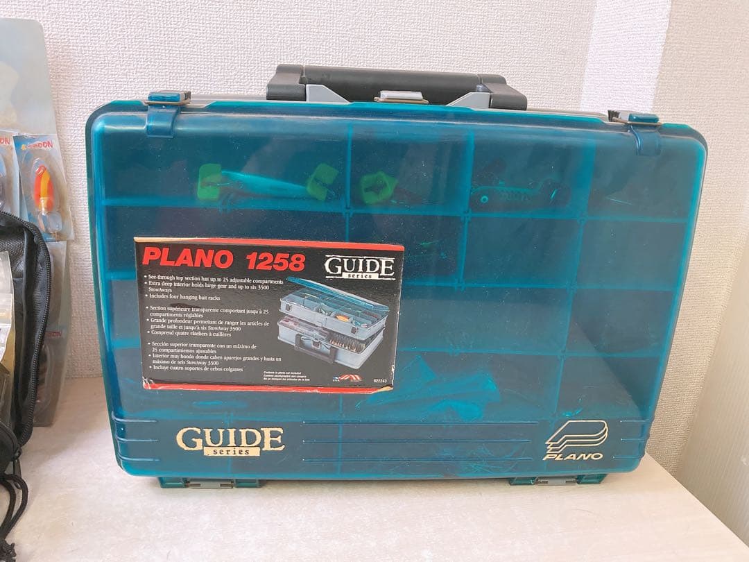 舞*茸様 【まとめ売り】釣具セット ルアー ワーム ケース付き バス釣り 大量セ