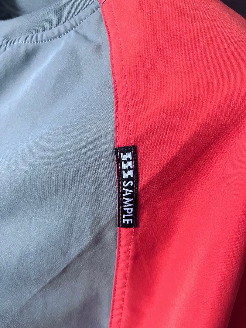 SAMPLE ナイロンジャケット グレー・オレンジ