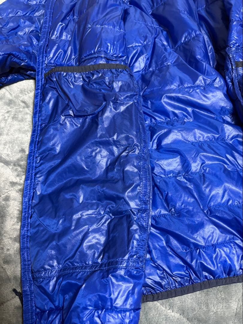 patagonia キルティングジャケット 青