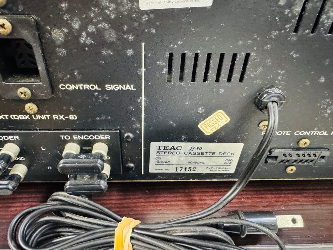 TEAC FF-80 ティアック カセット カセットデッキ②
