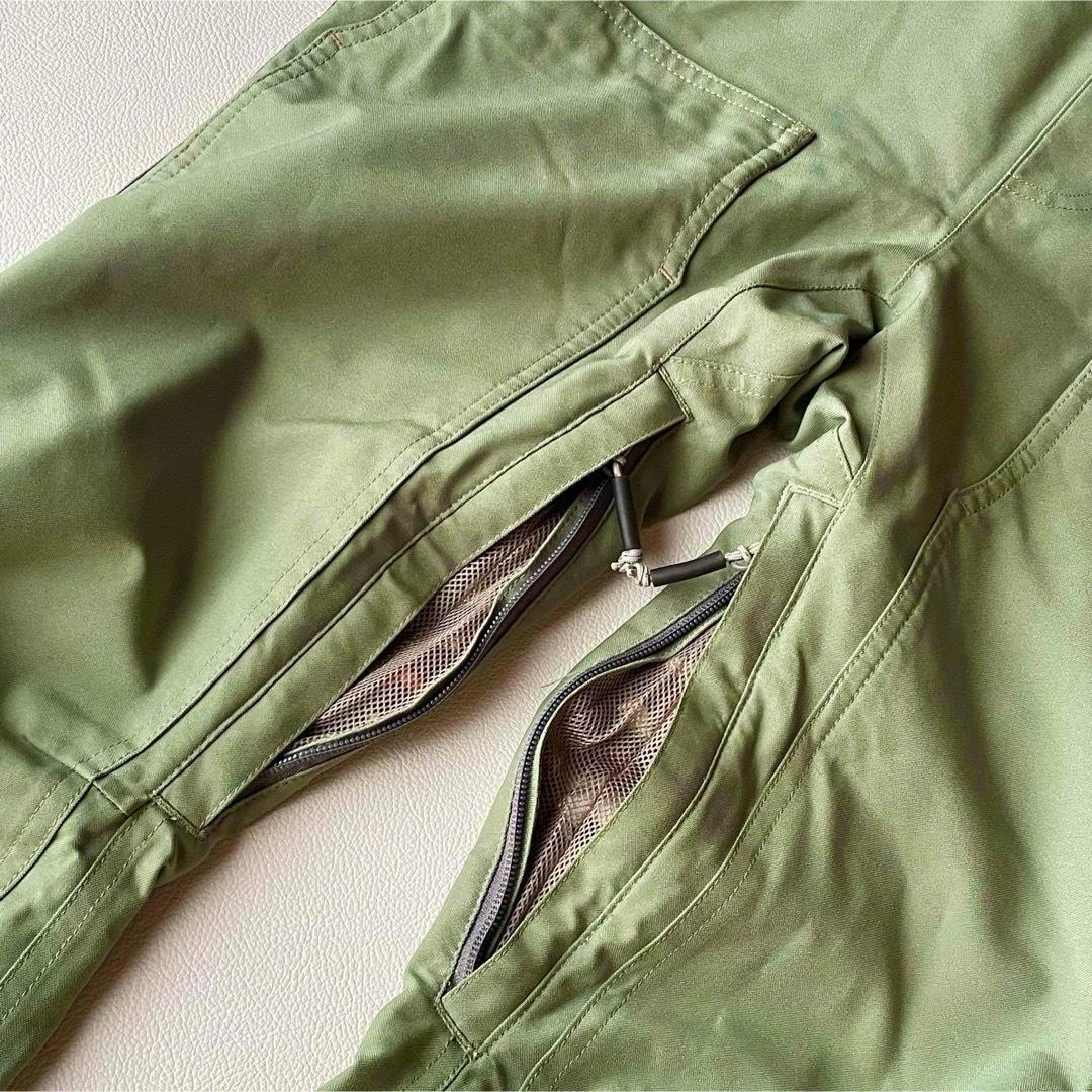 5467　バートン　ビブパンツ レディース スノボウェア カーキ　ZEALOUS