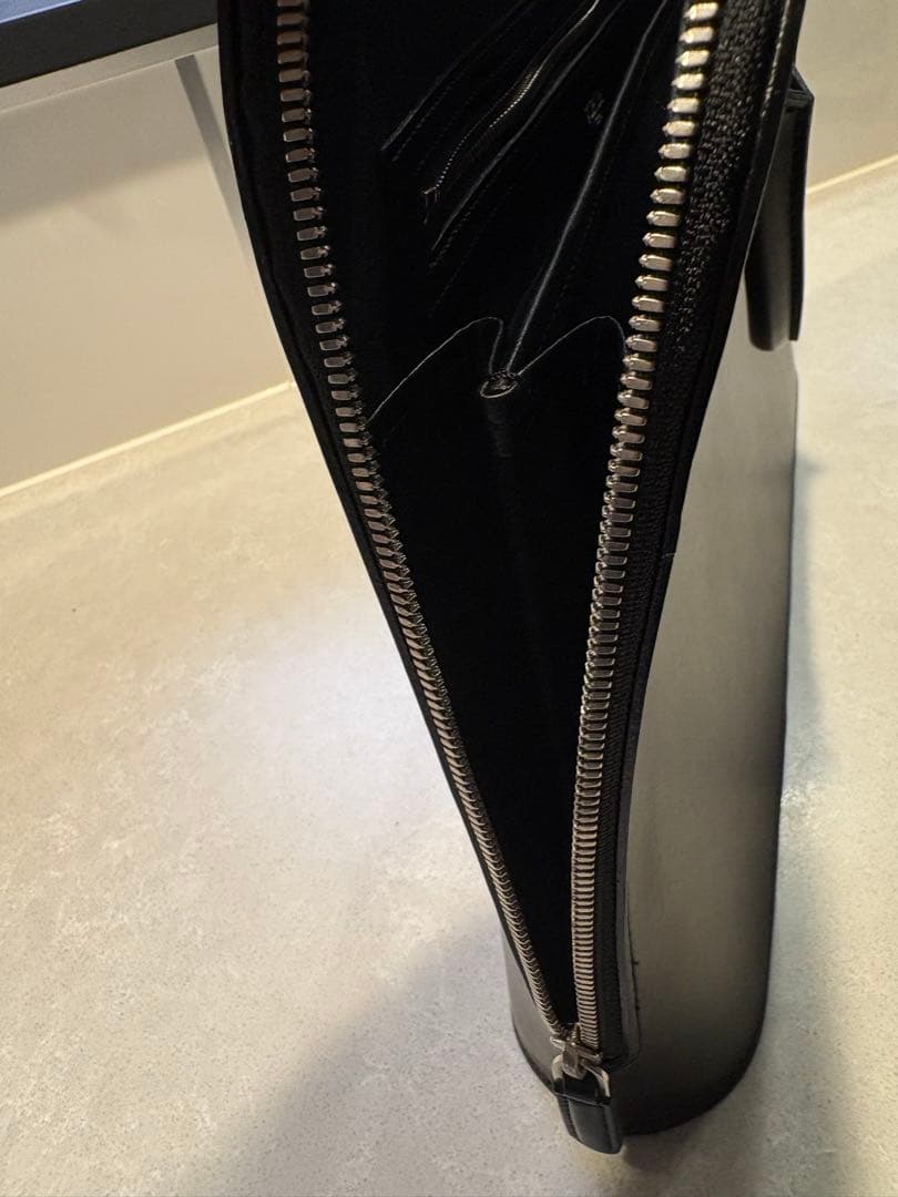 新品未使用　PORTERポーター　ブラック本革ビジネス　アベニューブリーフケース