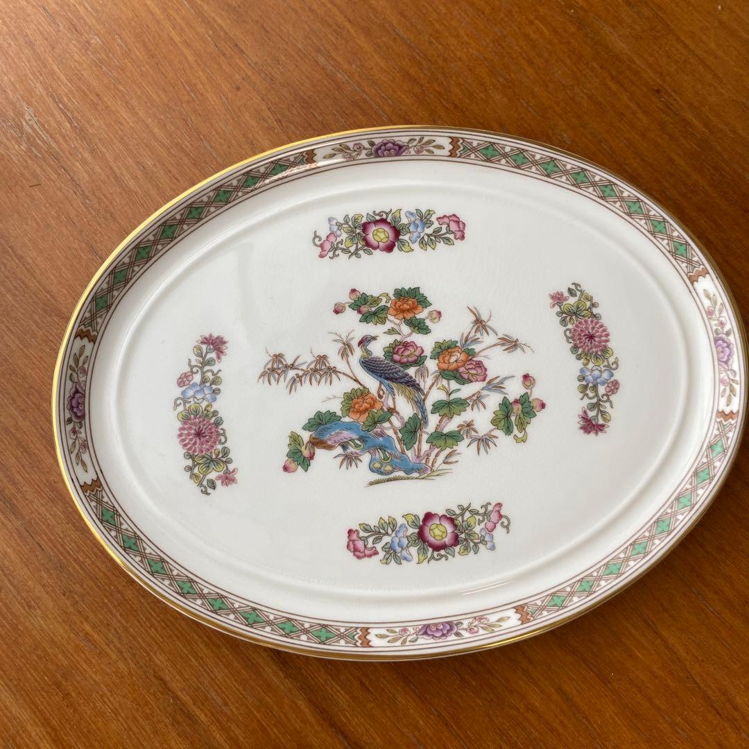 ウェッジウッド クタニクレーン　ミニチュア　ティーセット　孔雀　シノワズリ