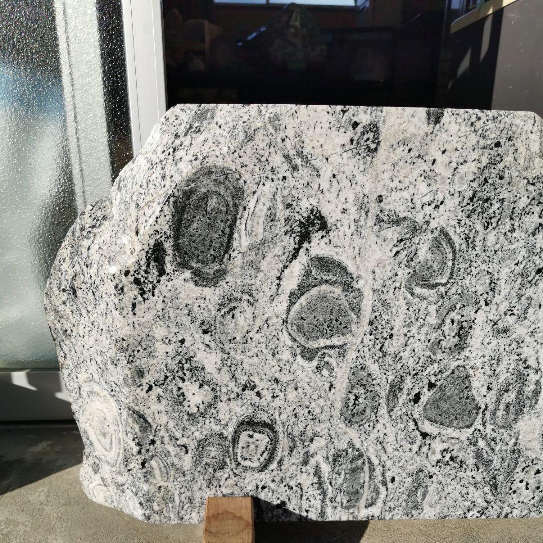 富山県　常願寺川産　ナポレオン石　42.5キロ　庭石　鑑賞石　石　置物　オブジェ