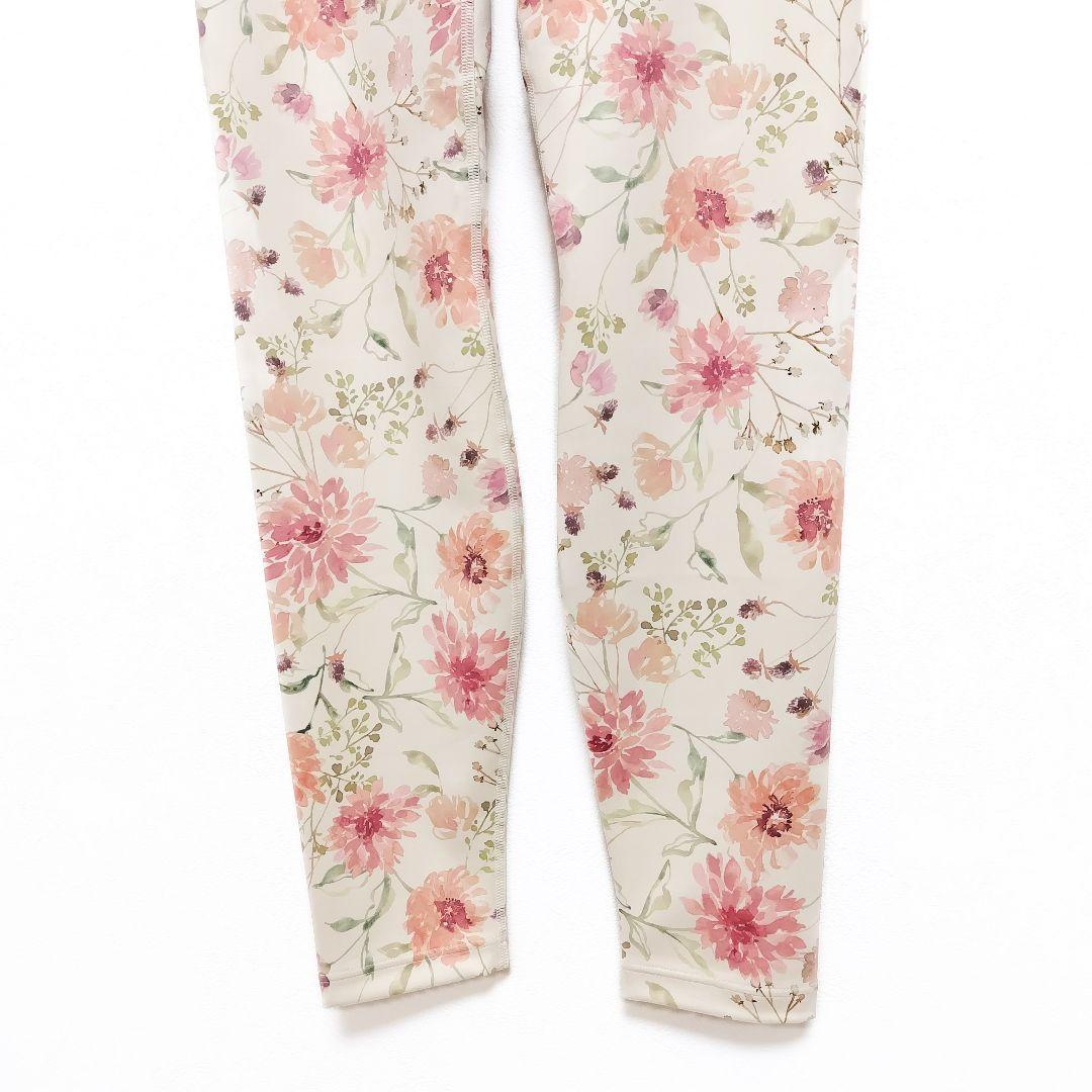 L Chacott 未使用 フラワー レギンス ＊ヨガウェア ダンス ヨガパンツ