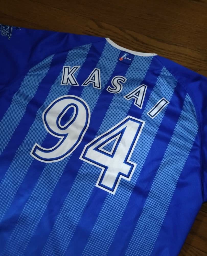 支給品 横浜Denaベイスターズ 笠井崇正 実使用 ビジター ユニフォーム