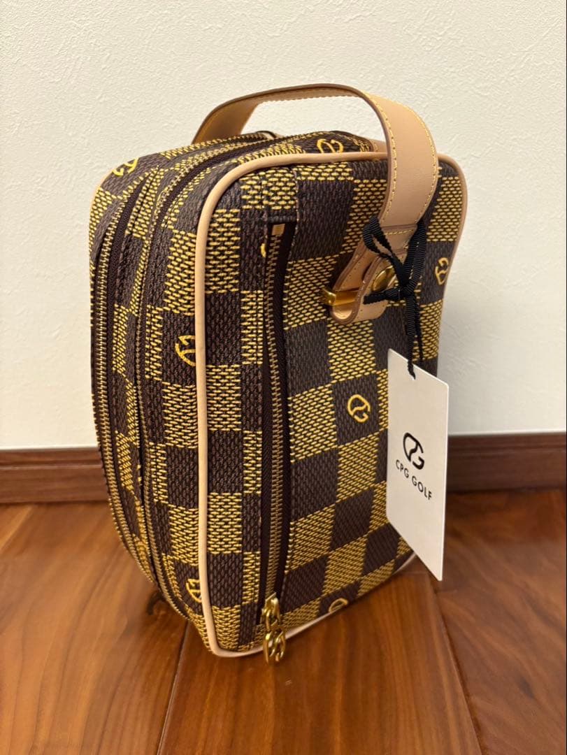 CPG GOLF チェック柄 クラッチバッグ
