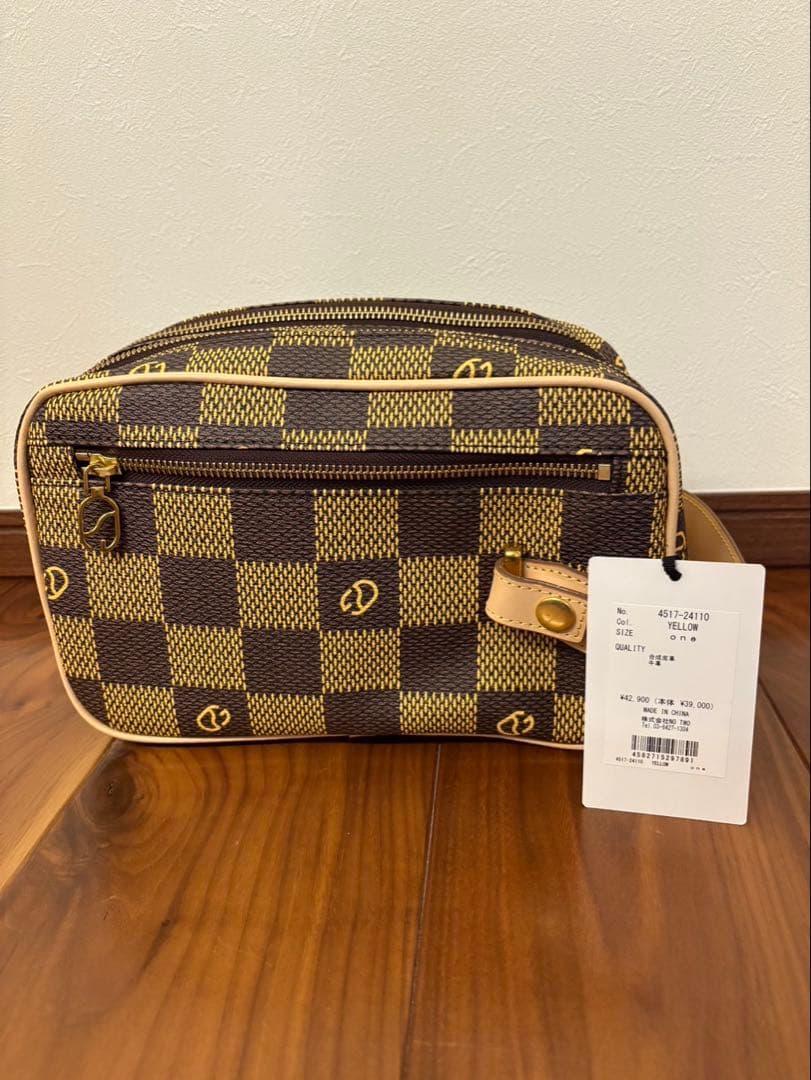 CPG GOLF チェック柄 クラッチバッグ