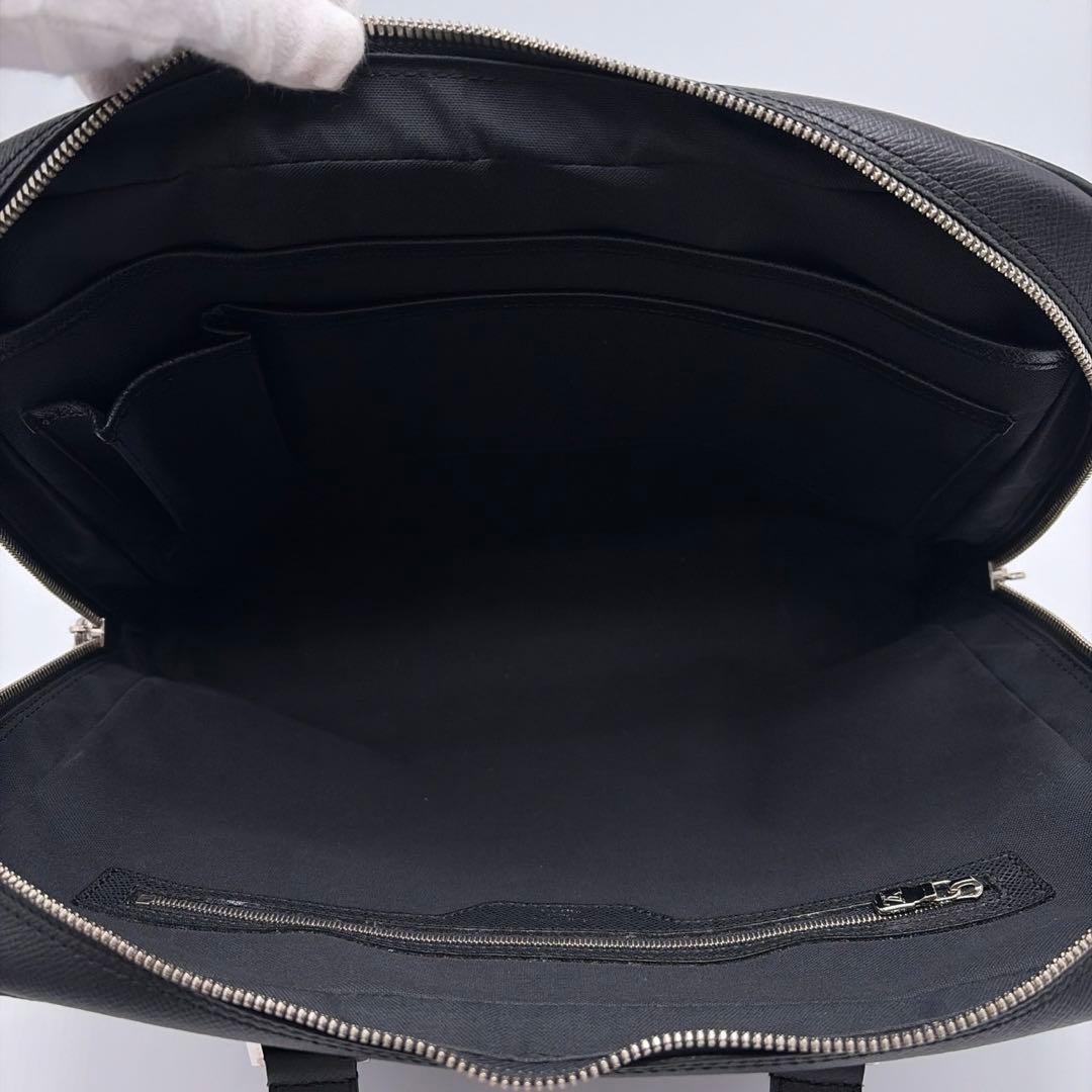 【美品】ルイヴィトン ビジネスバッグ イゴール　タイガ　ブラック 黒