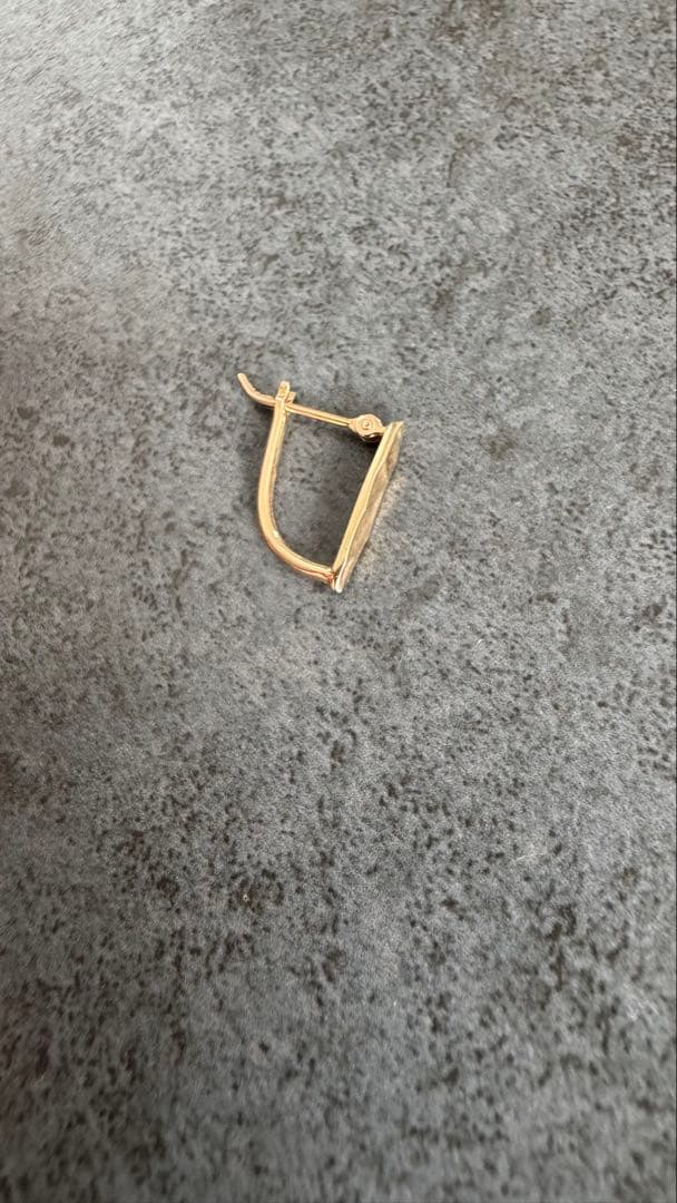 アガット　フープピアス片耳