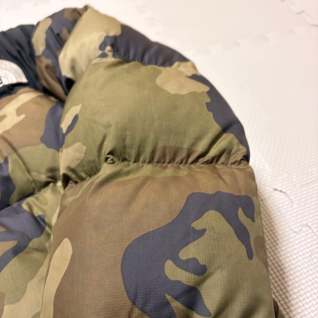 【最終値下】THE NORTH FACE　L 迷彩ヌプシダウンジャケット
