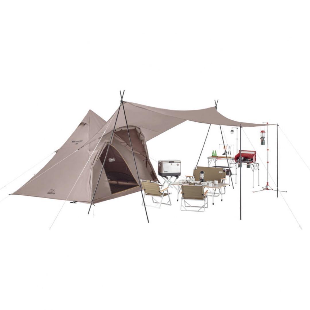 コールマン ワイドティピー3025 XPヘキサタープMDX セット グレージュ