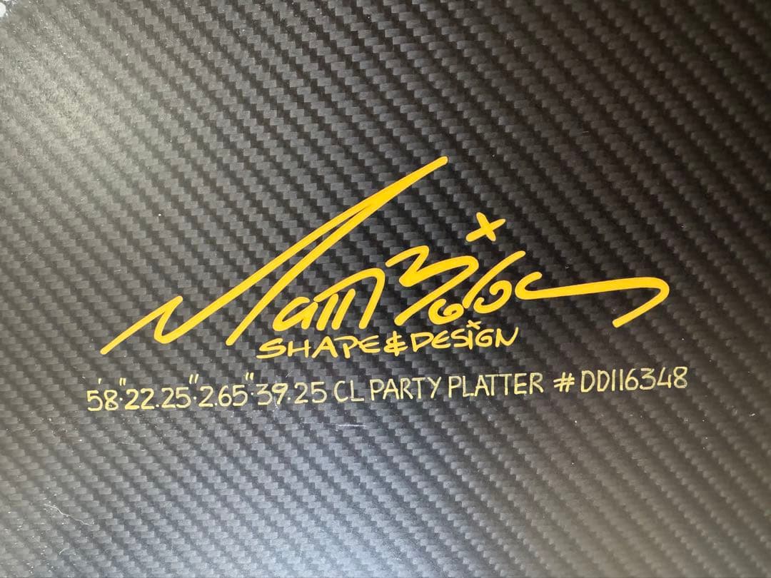 all カーボン　ロスト パーティプラッター ブラックダート 5’8” 美品