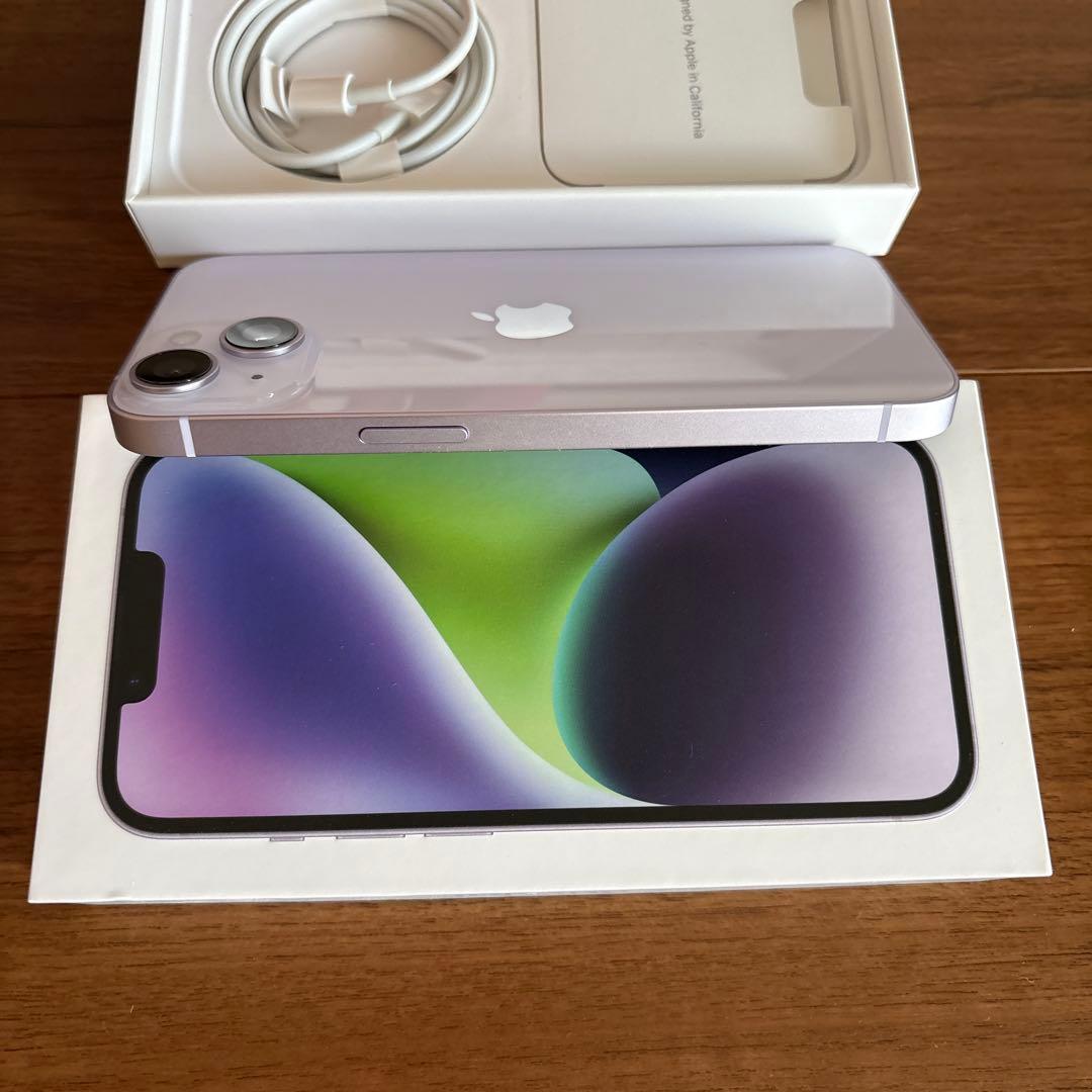 iPhone 14 パープル 本体 128gb