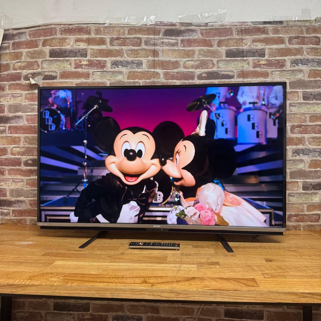 シャープ 50V型 4K液晶テレビ AQUOS LC-50US45 動画アプリ○