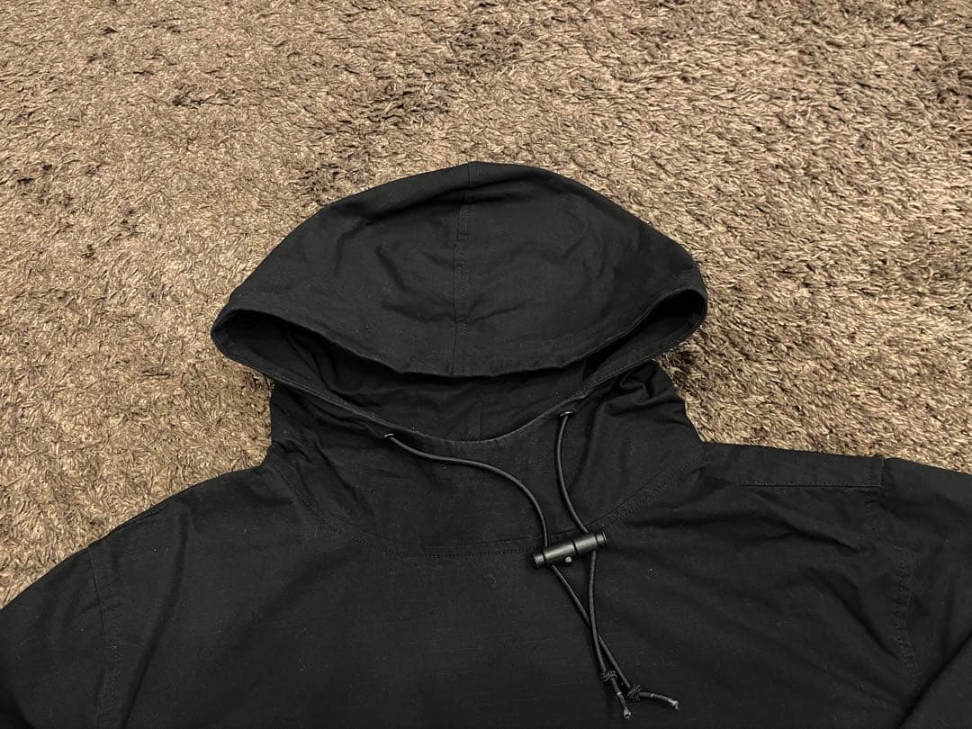 Stüssy ブラック ナイロンジャケット アノラック