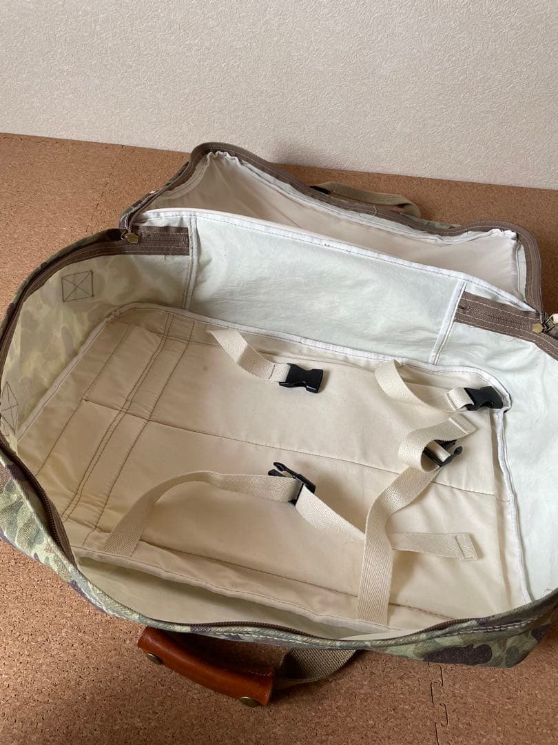 tools SLOW 迷彩柄ボストンバッグ 2way