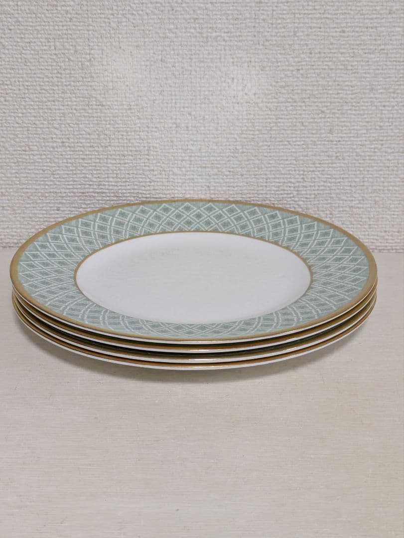 ウォーターフォード　英国製　フィッツパトリックグリーン　大皿2+中皿4　未使用品