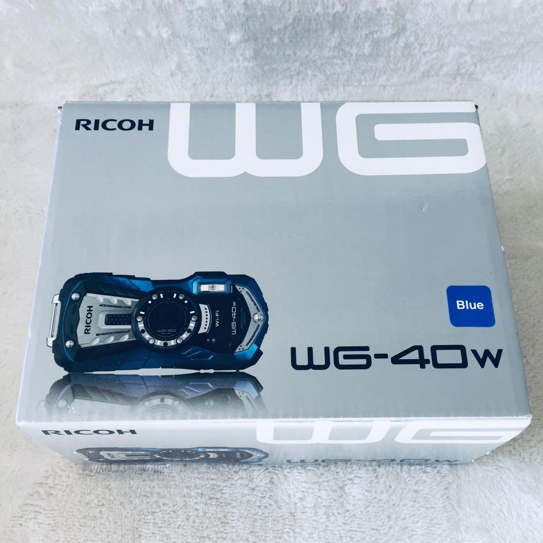 箱付 RICOH WG-40w 防水 防塵 耐衝撃 現場 タフカメラ Wi-Fi