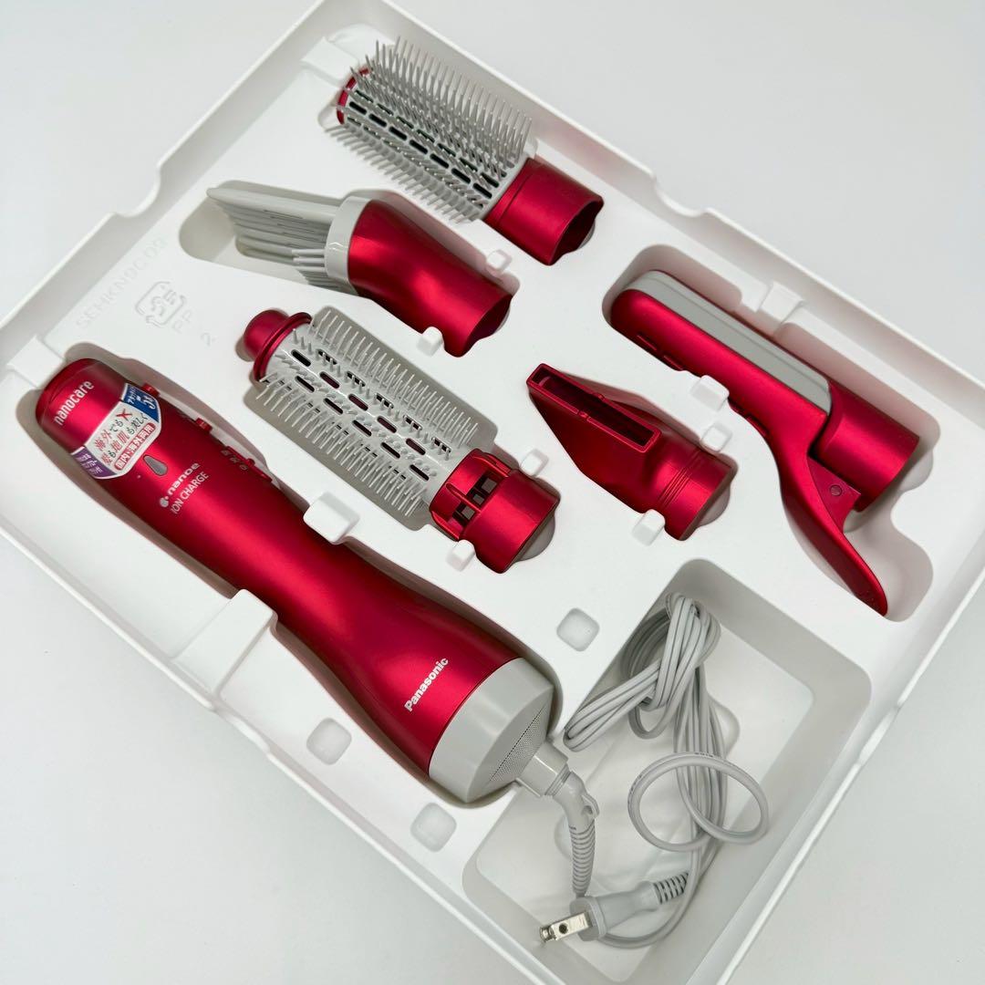 パナソニック くるくるドライヤー ナノケア 海外対応 EH-KN9C-RP 新品