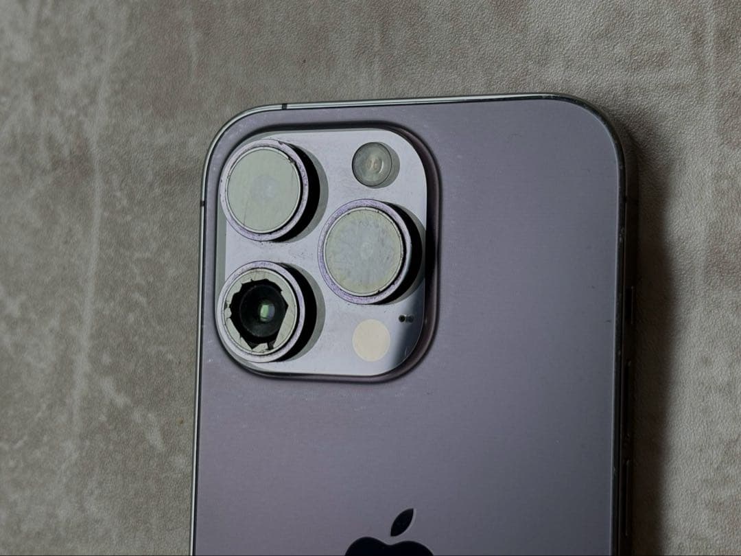 iPhone14pro 256GB ディープパープル　ジャンク品　SIMフリー版