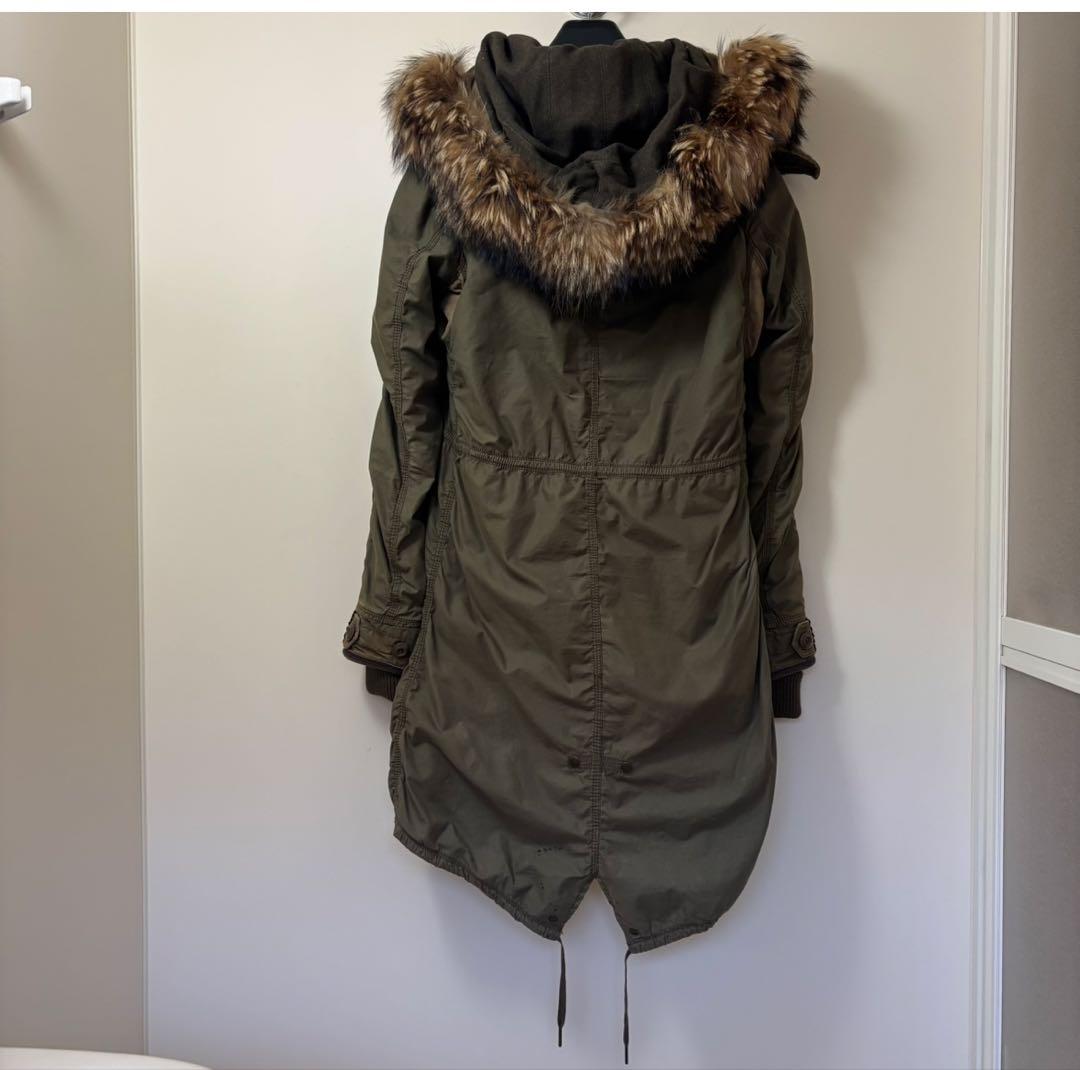 goa ゴア モッズコート ラクーンがゴージャス 定価3.6万円程