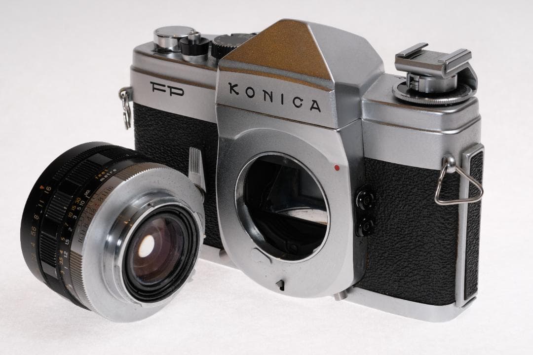 【希少Fマウント】Konica FP＋Hexanon 52mm F1.8実動品