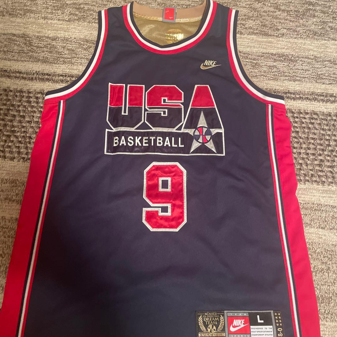 NIKE USAマイケル・ジョーダン　ユニフォーム　L 背番号9 新品タグ付き