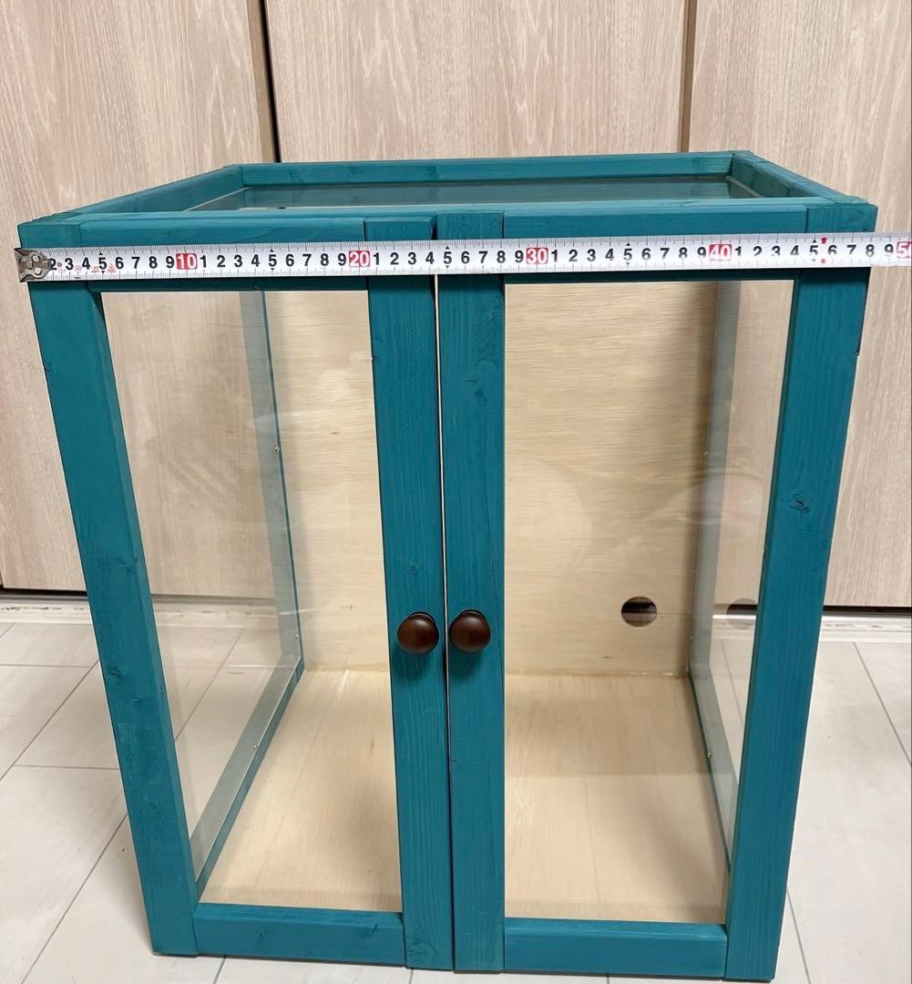 インコ　自作ケージ　アクリル　ケージカバー　グリーン　保温