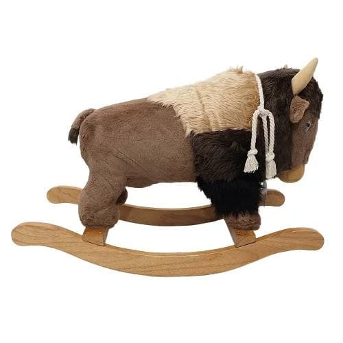 C06173 未使用品 IL BISONTE 特大 バッファロードール 置物