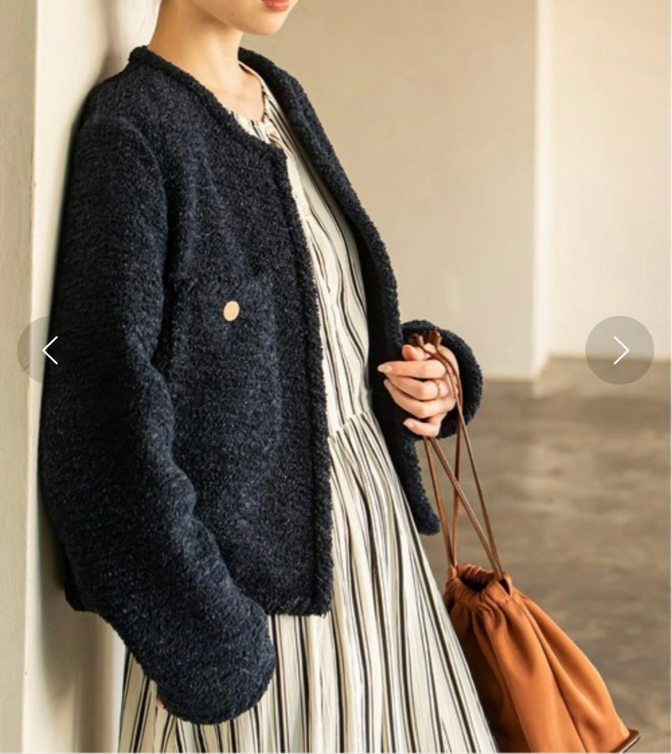 NOBLE ソフトツイードジャケット セレモニー