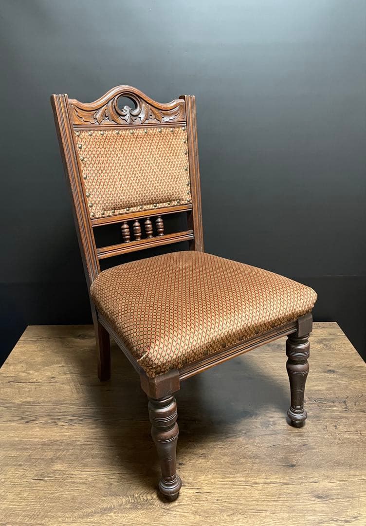 1920年代　英国アンティークチェア　オークチェア