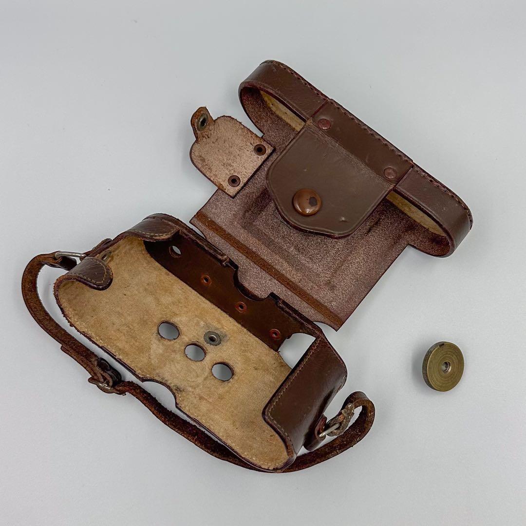 【希少・美品】Pearlette 折りたたみ式カメラ｜オリジナル革ケース付き