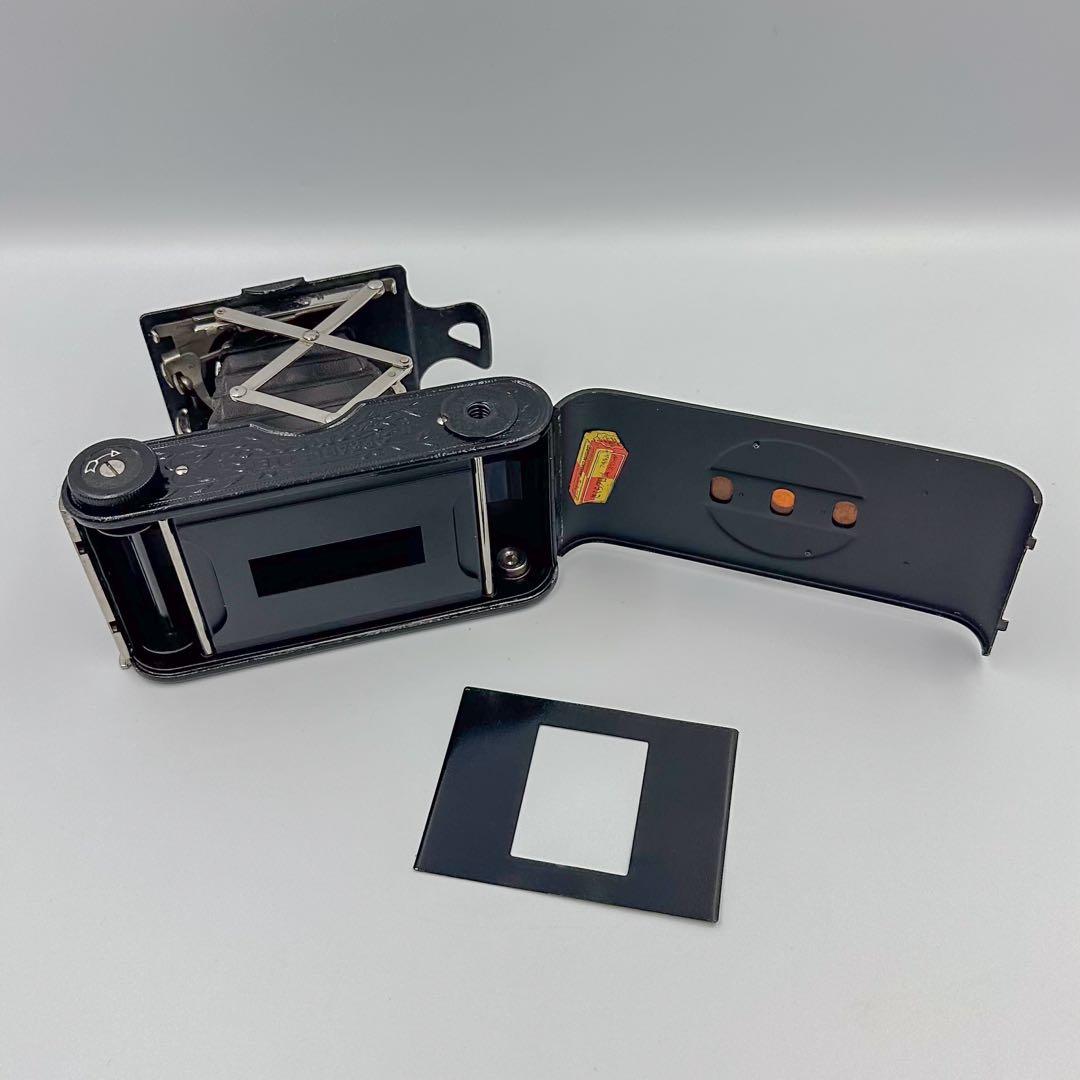 【希少・美品】Pearlette 折りたたみ式カメラ｜オリジナル革ケース付き