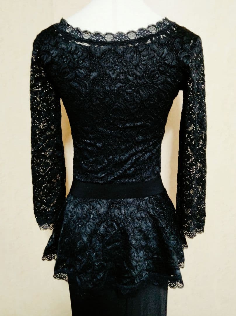 FDカンパニー ブラック マーメイドドレス パーティドレス 社交ダンス