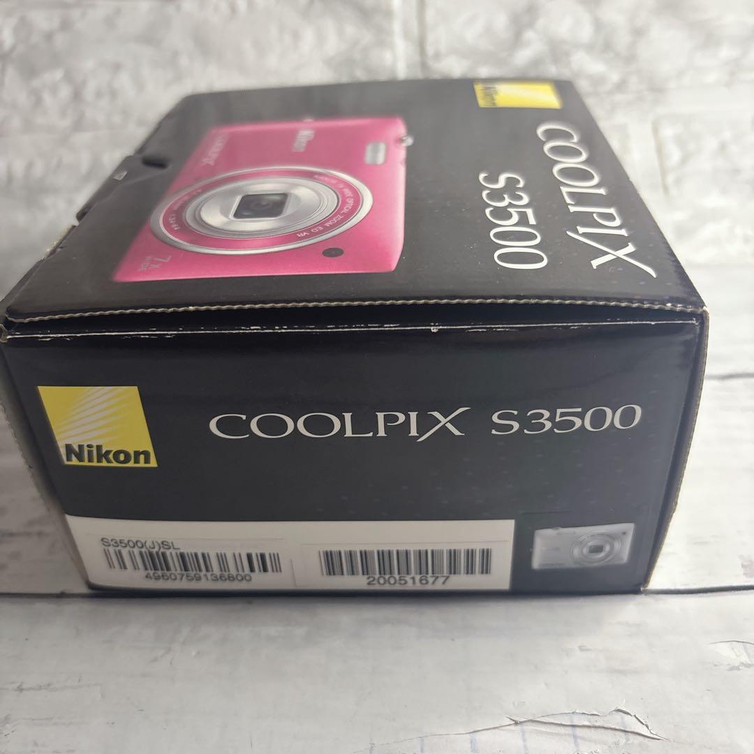 【美品】Nikon COOLPIXS3500 箱取説付